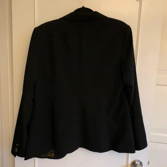 Cabi City Blazer Sz 10 - - Black One Button Up Jacket - Picture 4 of 13